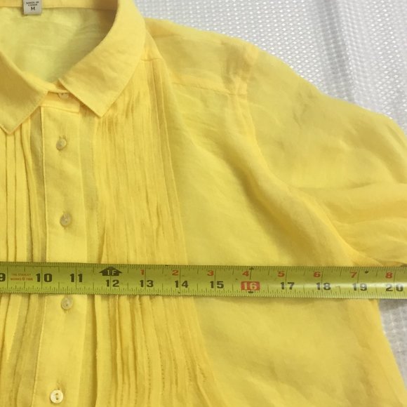 Fever yellow Blouse Size M - Picture 8 of 11